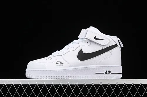 All categories Nk Air Force 1 Air Force series Nk Air Force 1 Mid Air Force mid-top Nk Air Force 1 Mid "Premium" black and white colorful color Air Force One Chinese casual sneakers CV3039-108